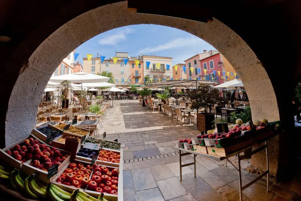Cucinare in camper: mercato della frutta